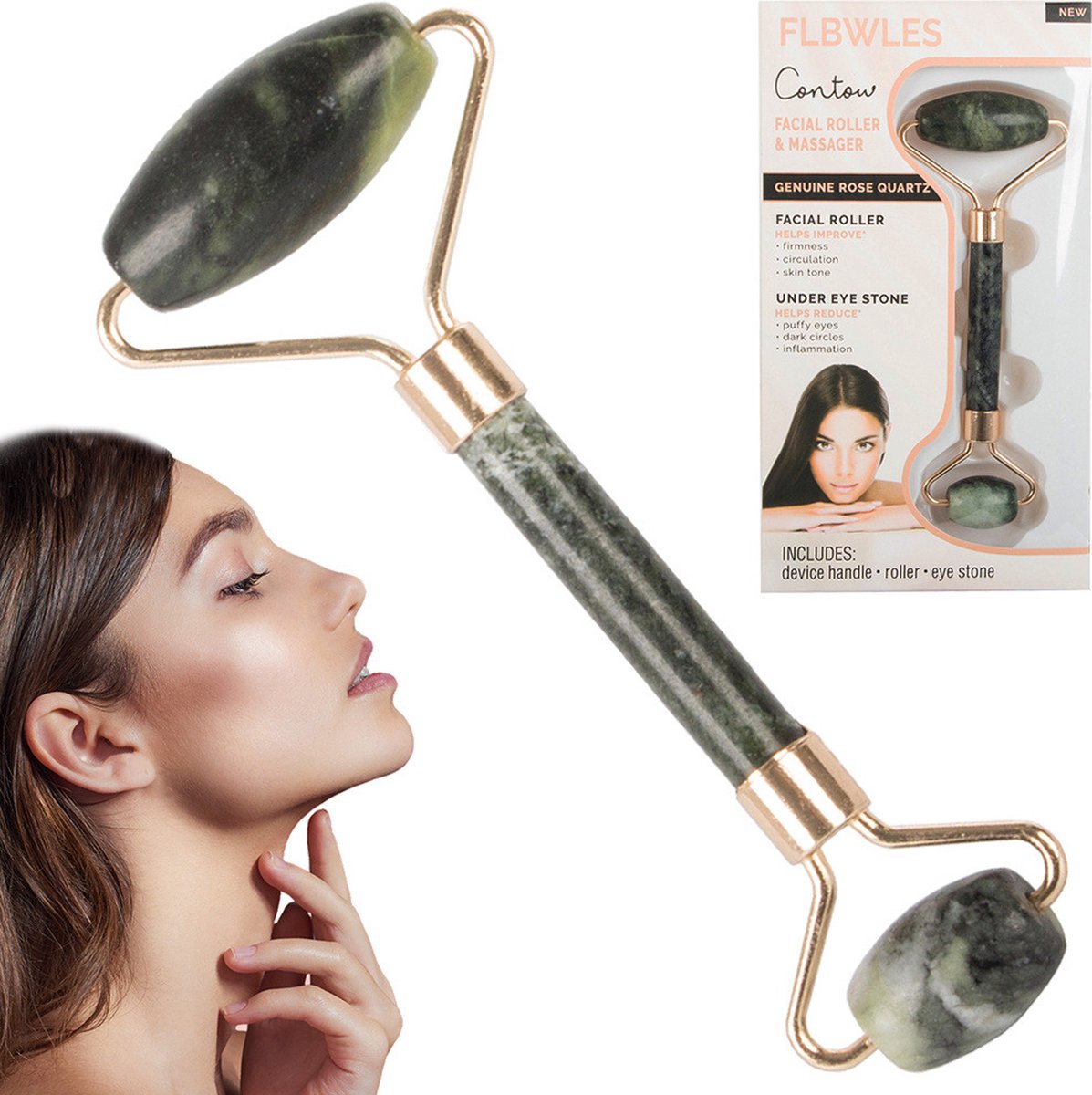 Jade Roller - Gezichtsmassage - Gezichtsroller - Face Roller - 100% Natuurlijk