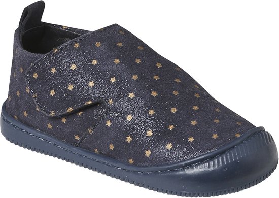 Vertbaudet Chaussons scratchés bébé en cuir souple