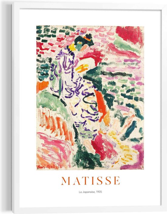 Foto: Reinders schilderij la japonaise matisse 70x50cm hout