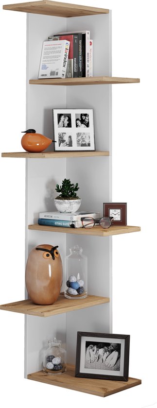 Edaygo Wandregal 90cm - Freischwebendes Board In Hochglanz-Schwarz, Bis 15kg