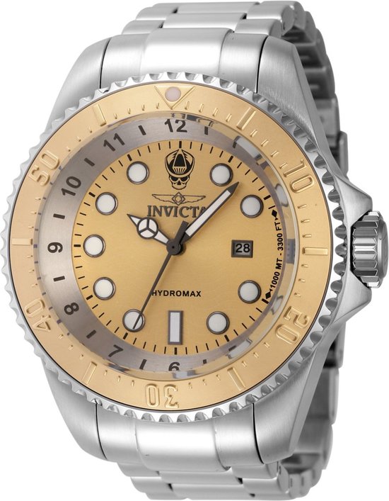Invicta Hydromax 44746 Heren Horloge Waterdicht Analoog