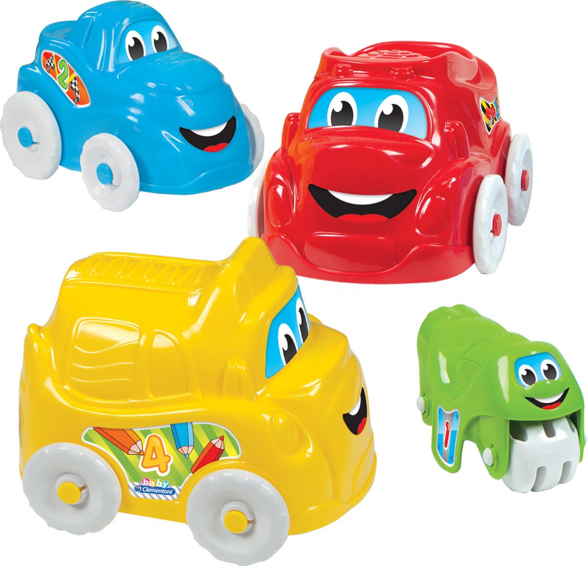 Baby Clementoni - Fun Vehicles - Speelgoed Auto - Verschillende Voertuigen - 3 Auto’s en 1 Motor - 1-3 jaar — afbeelding 7