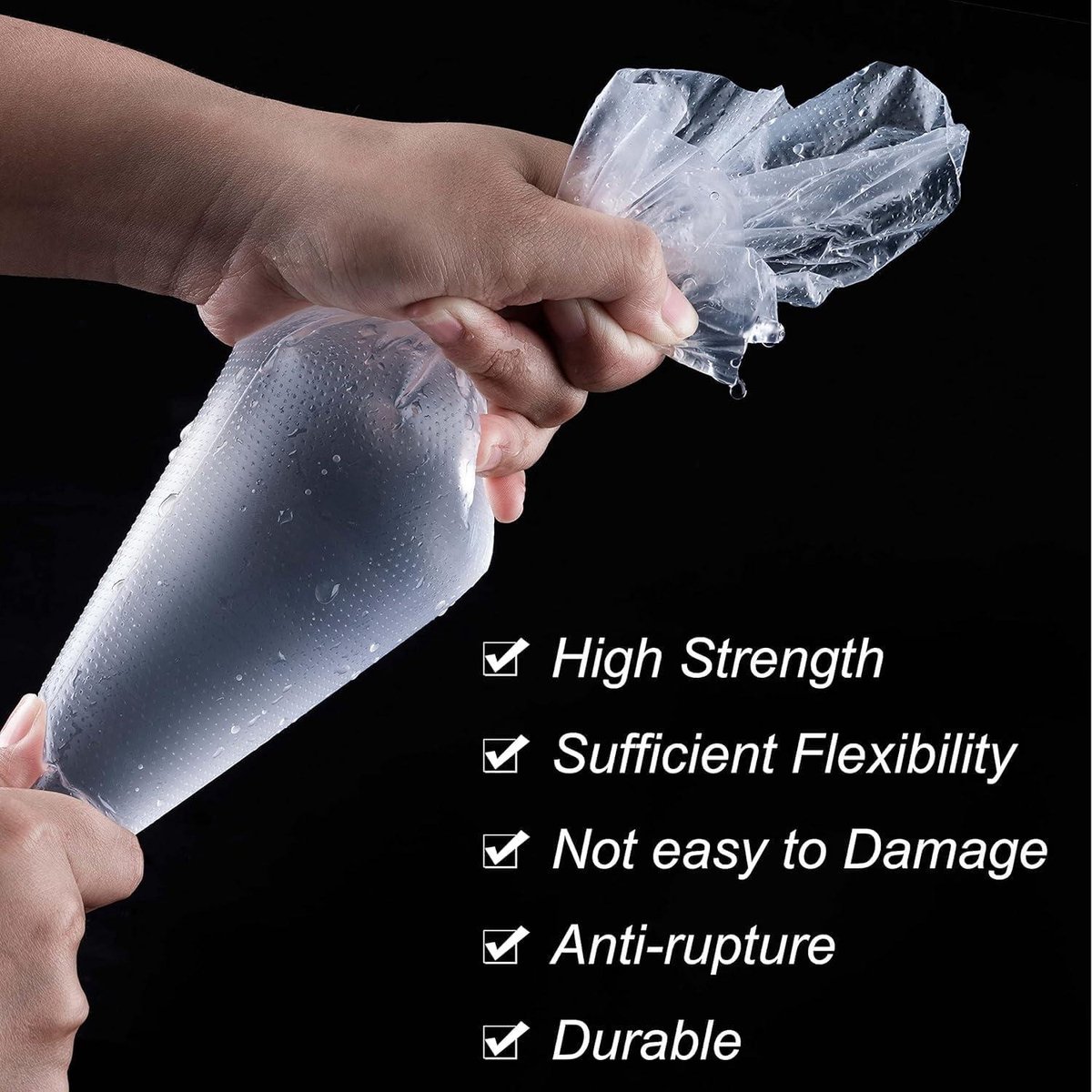 16 Inch Piping Bags Wegwerp, 100 STKS Extra Dikke Gebak 16 Inch Piping Bags Wegwerp, 100 STKS Extra Dikke Gebak