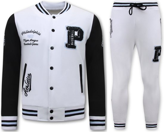 Combinaison de jogging Adultes - Housesuit Men - 2820 - Wit / Zwart