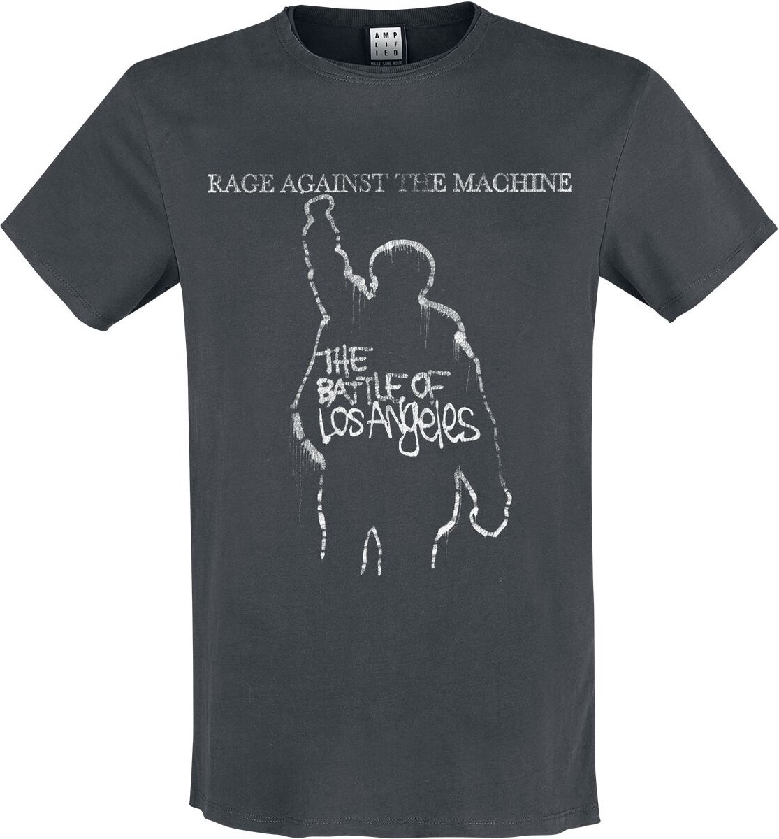 Rage Against The Machine Amplified Collection - The Battle Of LA Heren T-shirt - houtskool - XL