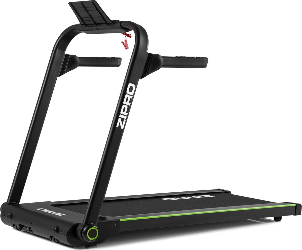 Afbeelding 3 van Zipro® Jogger Elektrische Loopband 1-16 km/h - Wandelband - Inklapbaar - Cardiotraining - LCD-display - 12 Programma’s - Eenvoudig opvouwen naar een verticale positie - Nauwkeurige gegevensmeting - Snel vouwsysteem