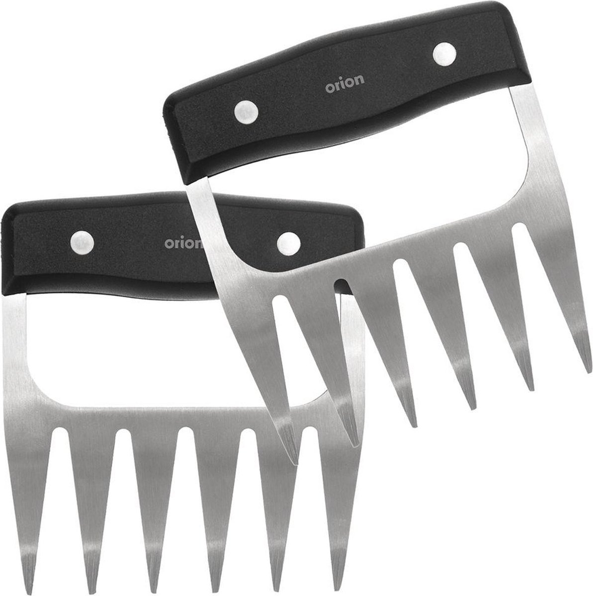 Vleesklauwen Edelstaal 2 stuks - Barbecue - BBQ - Meat Claws - Vleesshredders - Shredders