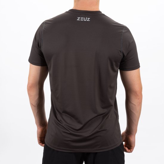 ZEUZ Sport T-Shirt Homme - Vêtements de sport Homme - Vêtements de fitness - Vêtements Garçons pour Fitness, CrossFit & Gym - Marron - Taille M
