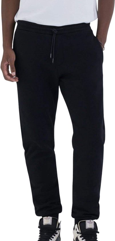 Rode joggingbroek/huisbroek met streep voor heren