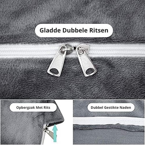 Wndy's Dream® Zwangershapskussen - Lichaamskussen - Kussen Voor Zwangere Vrouwen - Kussen - Kussens - Zwangerschapskussens - Zwangerschapskussen XXL - Zwangerschapskussen U Vorm - Zwangerschapskussen Snoozzz - Zwangerschapskussen Extra Groot van Wndy's Dream — afbeelding 3