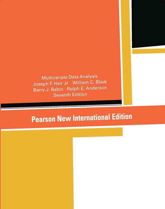 Multivariate Data Analysis: Pearson New International Editio ... - cover