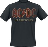 AC/DC Sounds Light Drums Guitar Heren T-shirt - zwart - L