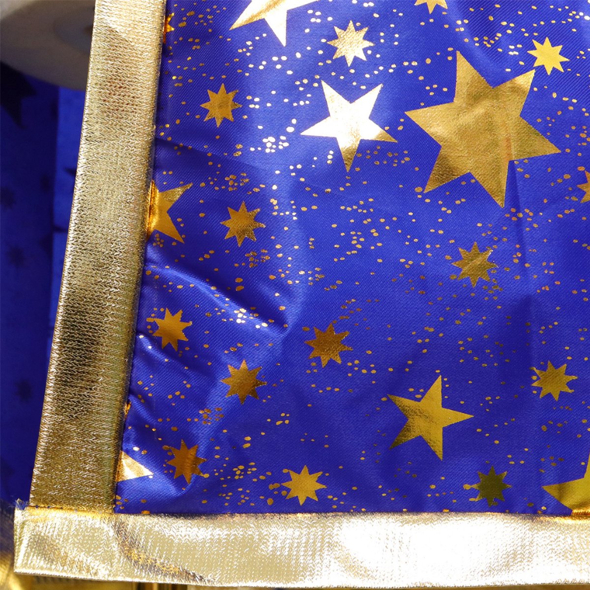 Joya Kids® Tovenaars Cape en Hoed Blauw | Halloween Verkleedset als Tovenaar | Verkleedkleding | Cape en Muts set Merlijn | Blauw — afbeelding 6