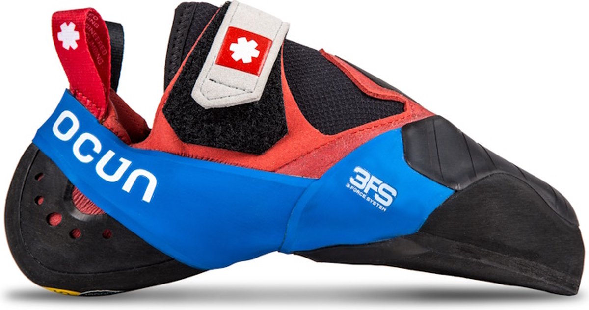 Ocun Nitro Klimschoenen Rood,Blauw,Zwart EU 41 1/2 Man