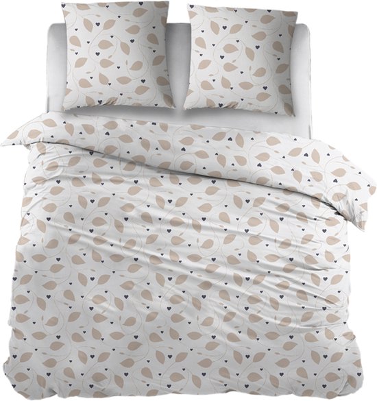 Housse de couette Snoozing Gisele - Lits jumeaux - 240x200/220 cm - Beige
