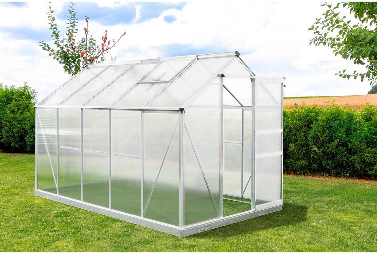 Westmann Tuinkas Flora 610 - 312 x 192 x 201 cm - Zilver