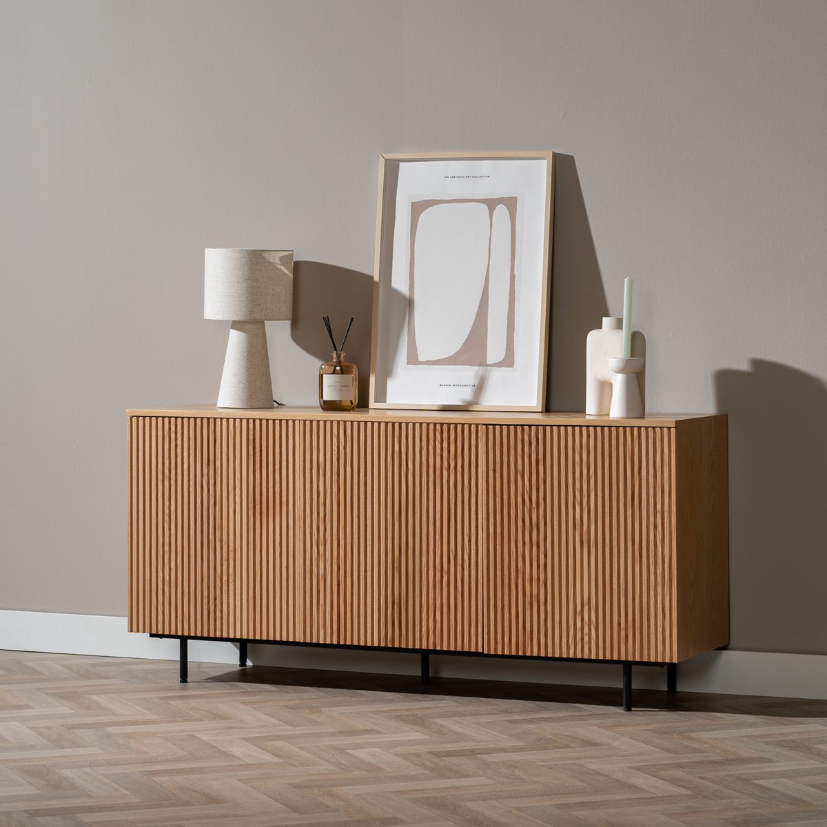 Bronx71® Dressoir Haley blank eiken 160 cm