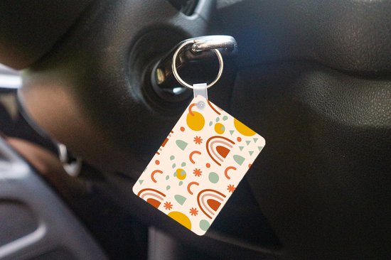 Porte-clés - Météo - Motif - Pastel - Cadeaux - Plastique