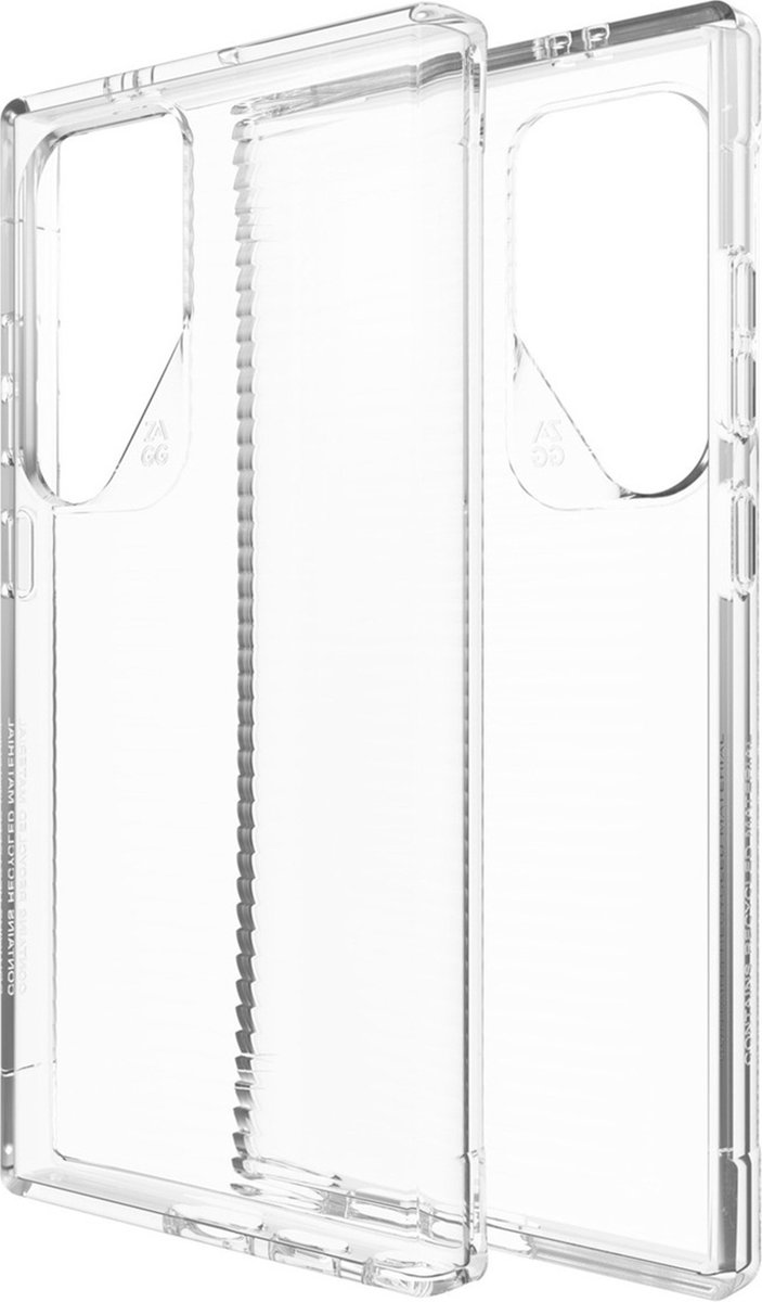 ZAGG Luxe Hoesje Geschikt voor Samsung S24 Ultra 3M Valbescherming Transparant
