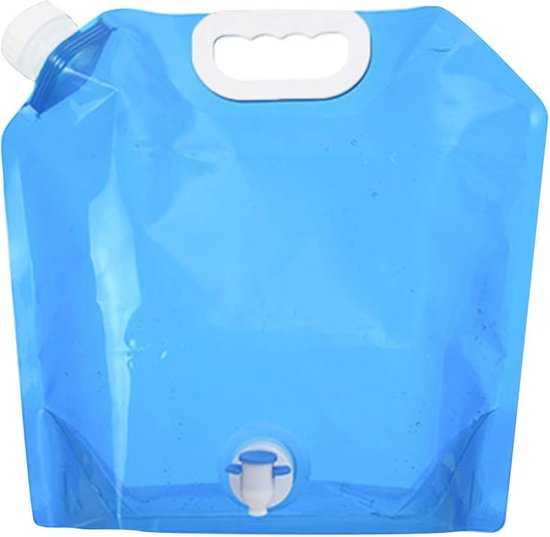 Jerrican d'eau pliable 5L/10L | Écologique et réutilisable | Idéal pour la randonnée, le camping et les activités de outdoor