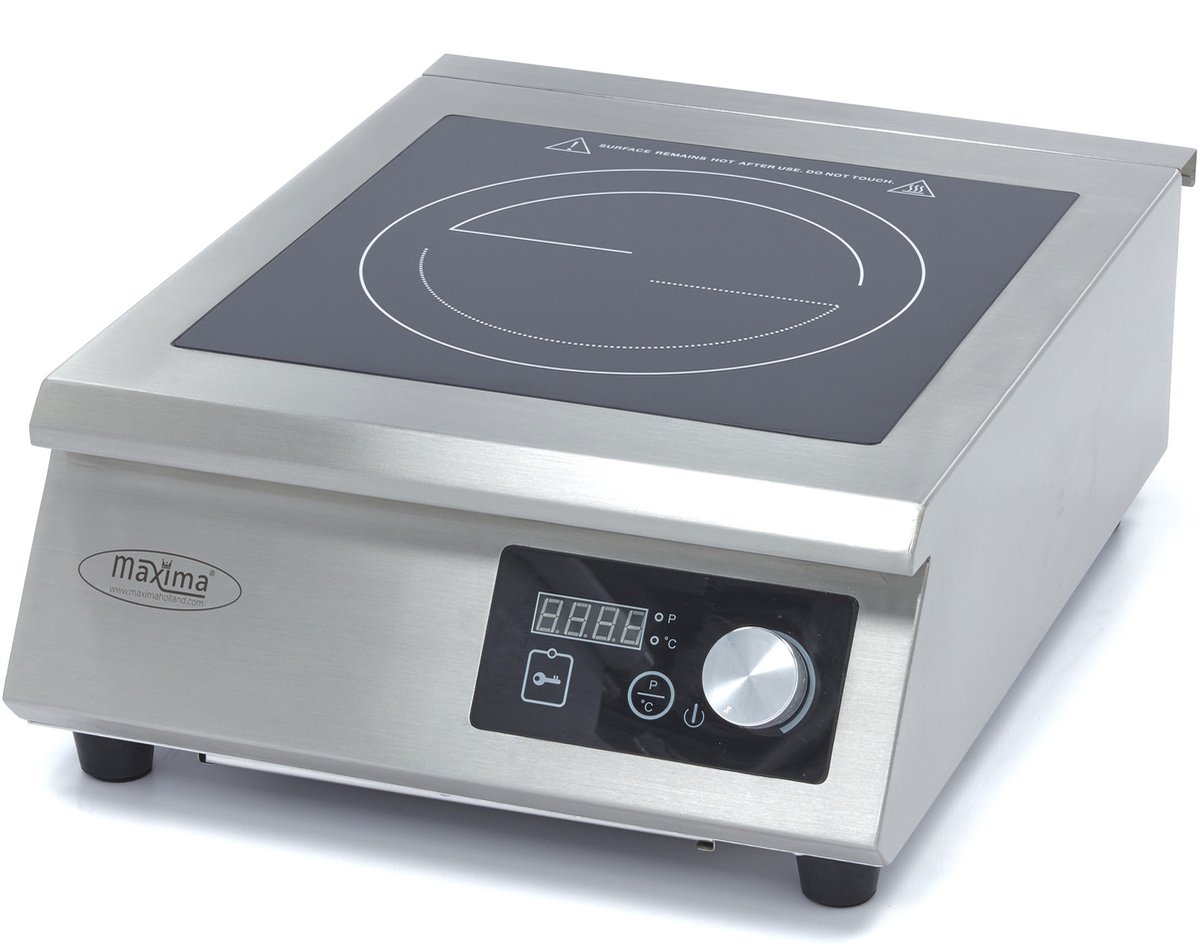 Inductiekookplaat - Ø 32 cm - 5000W - 400V