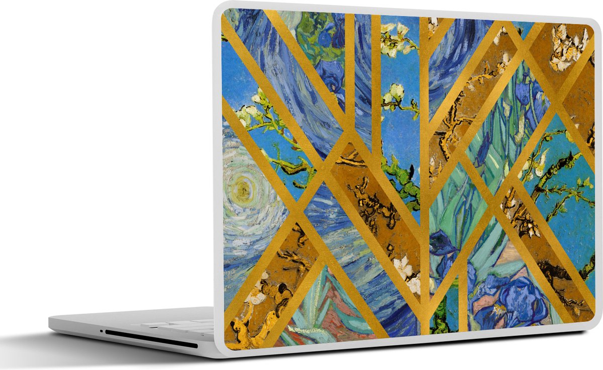 Laptop sticker - 10.1 inch - Kunst - Van Gogh - Oude meesters - 25x18cm - Laptopstickers - Laptop skin - Cover