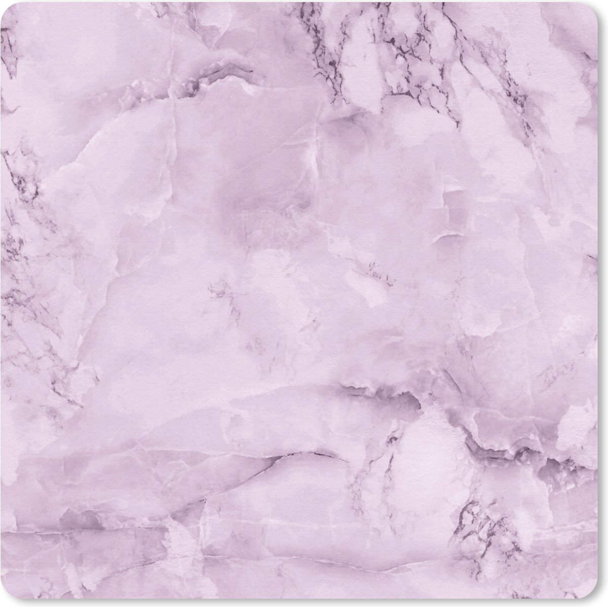 Muismat 30x30 cm - Mousepad Marmer - Plamuur - Roze - Muismatten