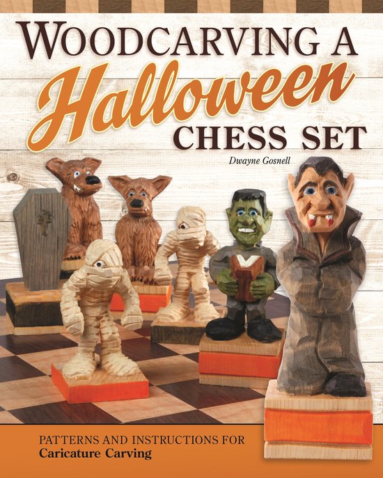 Woodcarving a Halloween Chess Set - cover