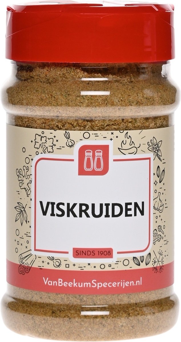 Goedkoopste Van Beekum Specerijen - Viskruiden - Strooibus 250 gram