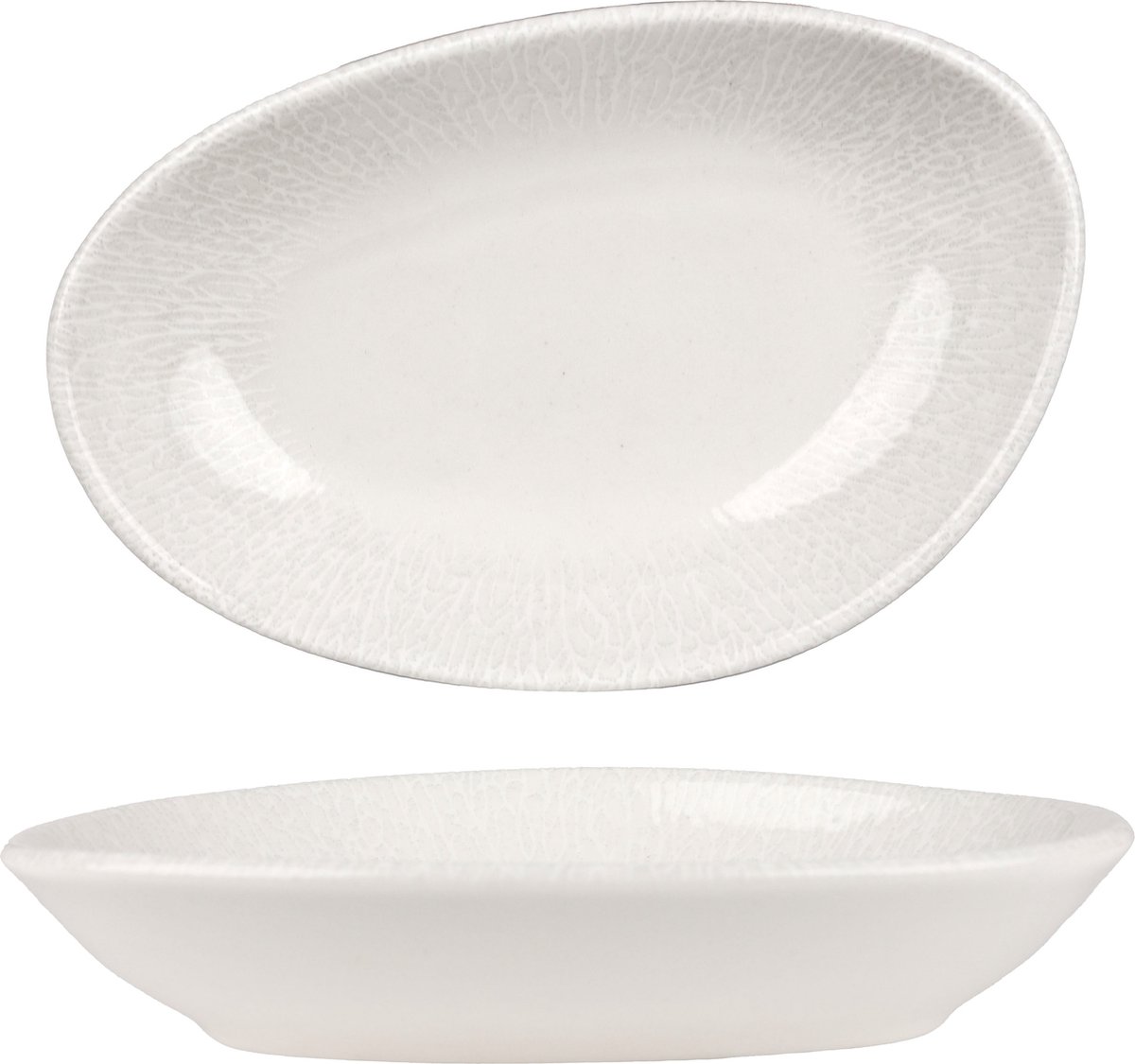 Bonna Serveerschaal - Radix - Porselein - 15x8.5 cm - set van 4
