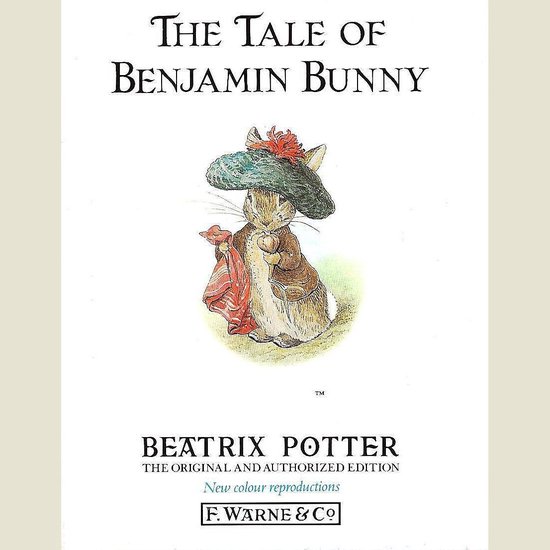 The Tale of Benjamin Bunny - cover