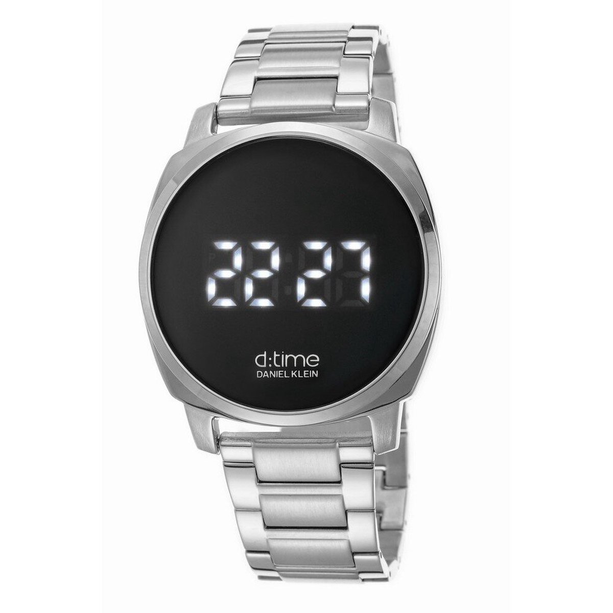 Daniel Klein DK.1.12435-2 - Horloge - Digitaal - Mannen - Heren - stalen band - Zilverkleurig