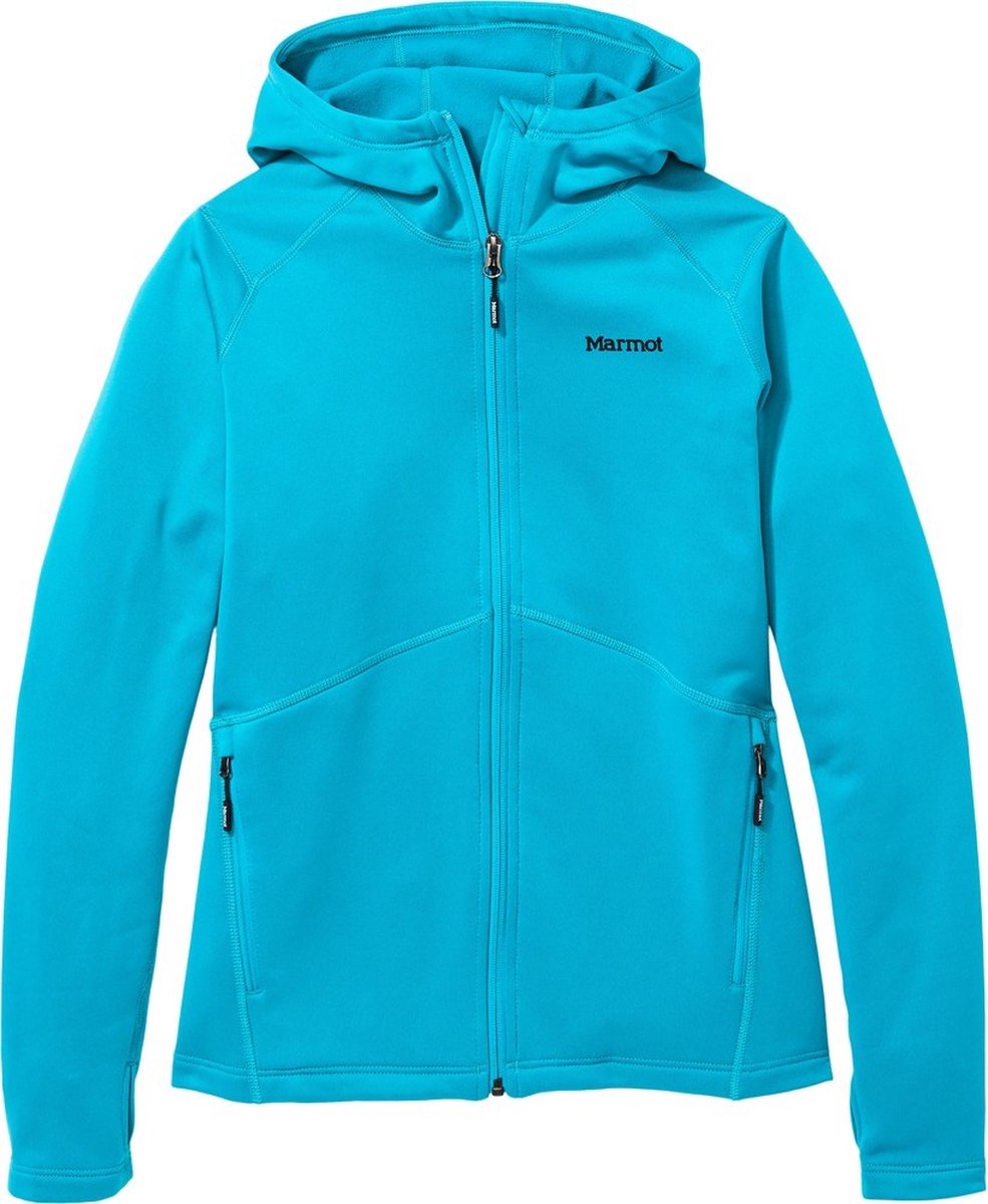 Marmot dames-sweatshirt Wm's Olden Polartec Hoody 1376576 Blauw-L