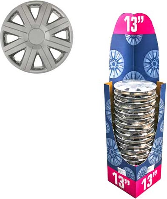 Wieldoppen 16 inch RS-T Zwart 4 Stuks