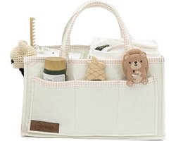 Mordesign Scotch Series Beige Vilten Organizer/Luiertas