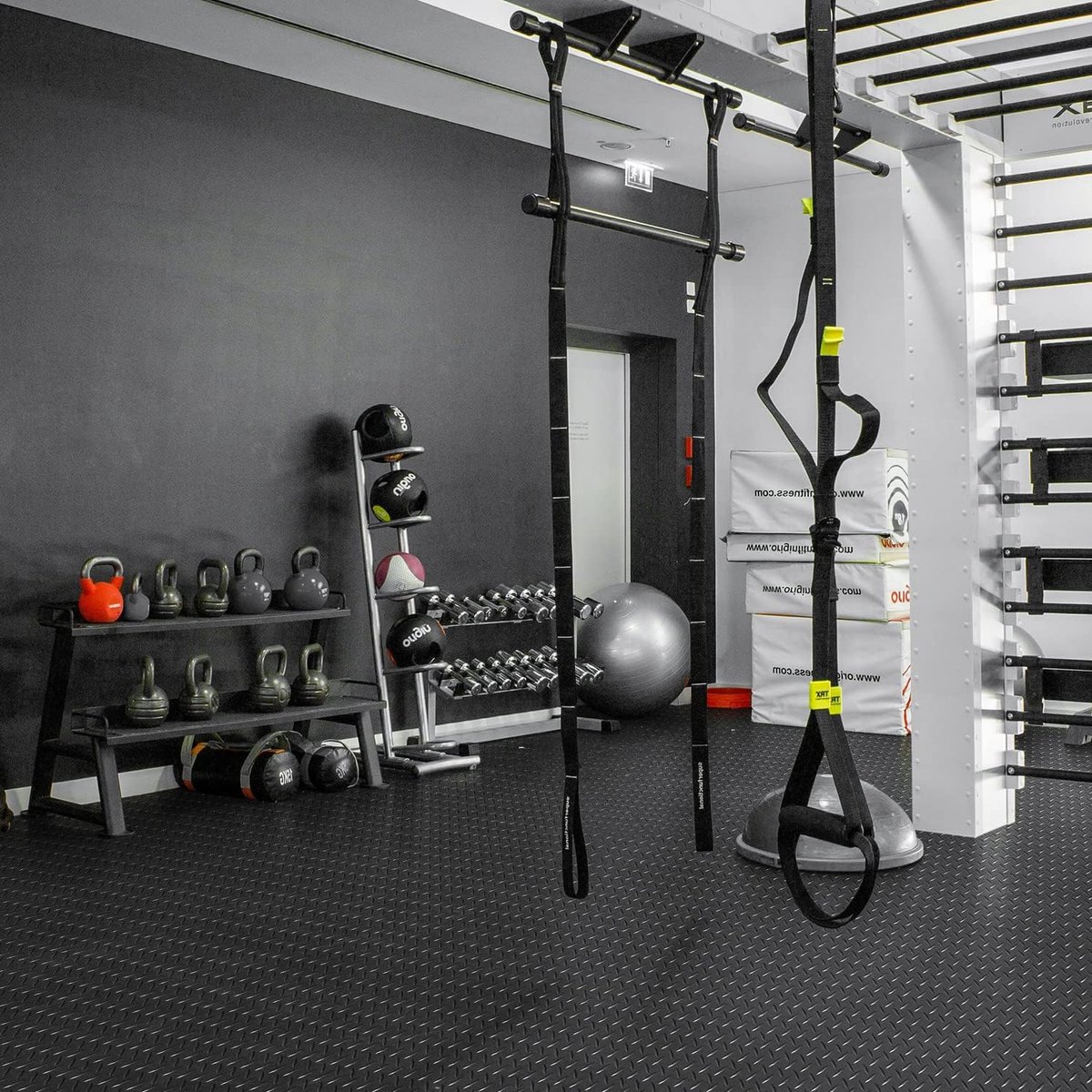 Rubber loper / rubbermat op rol - Noppen 3 mm - Breedte 100 cm