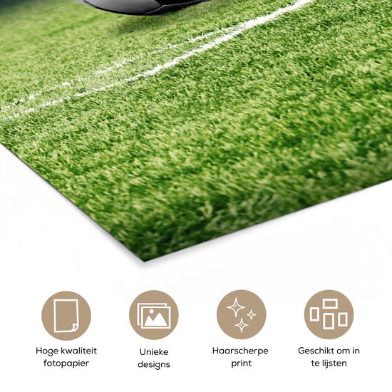Poster 120x180 cm - Voetbal - Stadion - Bal - Jongens - Posters - Wanddecoratie tienerkamer - Kamer decoratie voor tieners - Tiener jeugdkamer accessoires