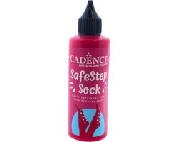 Cadence SafeStep Sock-Stop Anti-Slip Verf Red