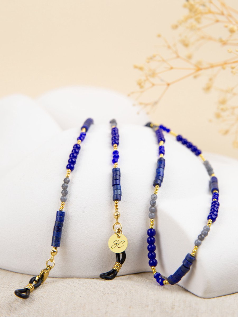 Brillenkoord Kraaltjes – Sol Blauw Brilkoord – Luxe Brillenketting | Sunny Cords