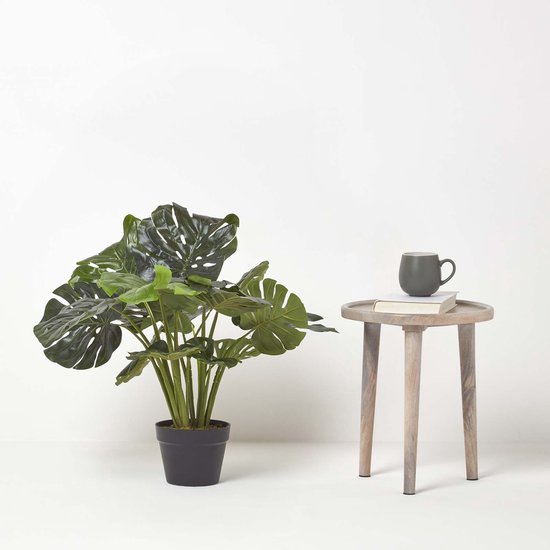 Homescapes Plante artificielle Monstera en pot, 60 cm