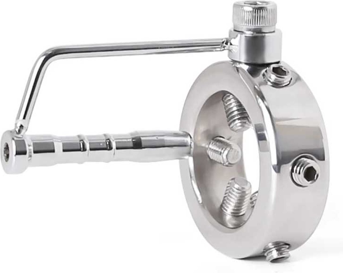 Goedkoopste Eikel crusher met penis plug - Verstelbaar met inbus - Spike - Urethrale stimulatie - Penis