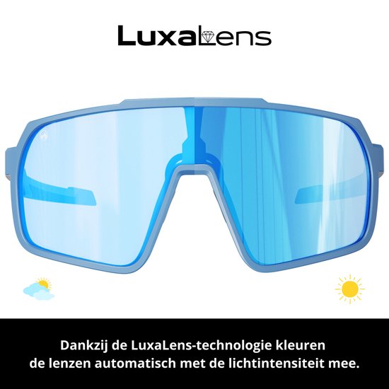 MowMow® Fotochromatische Zonnebril - Sportbril - Fietsbril - Wintersport - LuxaLens - SuperHero-003 van MowMow — afbeelding 3