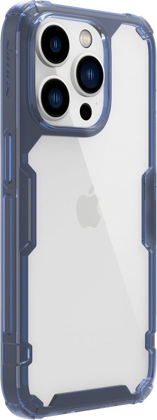 Coque de téléphone adaptée pour Apple iPhone 14 Pro Max - Coque en TPU Nillkin Nature - Coque arrière - Blauw