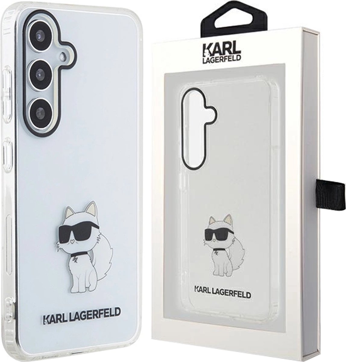 Karl - Lagerfeld - IML Choupette hoesje voor Samsung Galaxy S24+ - transparant