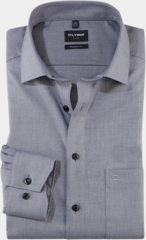 Olymp Business chemise manches longues Grijs 122664- Chemises 122664/63