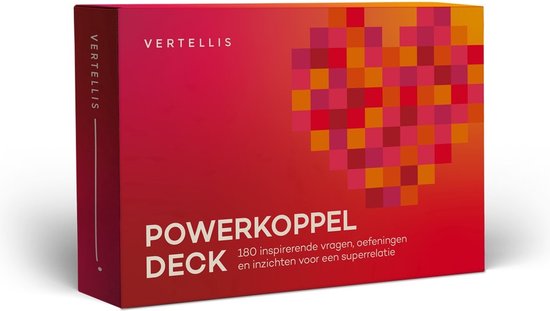 Vragenspel voor je relatie - Het Powerkoppel Deck - 180 inspirerende kaarten voor een superrelatie - Ultiem valentijn relatie cadeau - Gesprekskaarten