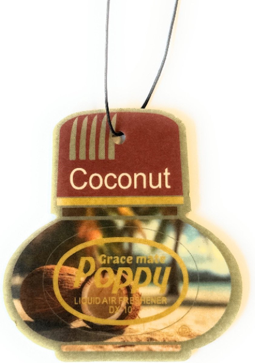 Goedkoopste Poppy Grace Mate Geurhanger Coconut