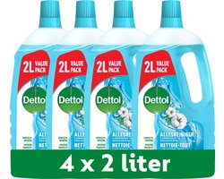 Dettol Allesreiniger - Linnen Frisheid 2L - 4 Stuks - Voordeelverpakking