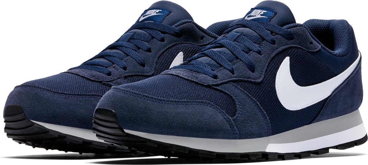 Nike Md Runner 2 Heren Sneakers Midnight -Wolf Marineblauw