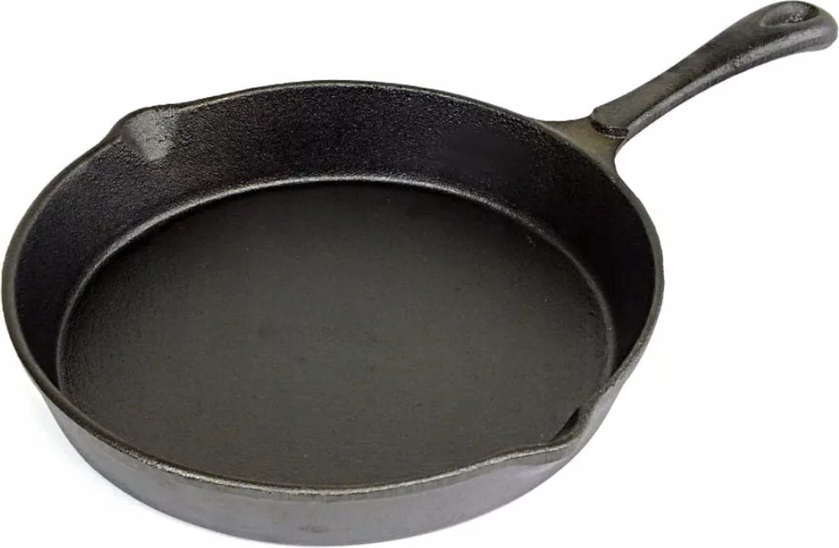 Krisberg Gietijzeren Inductie Koekenpan - Zware Gietijzeren Ø30 cm